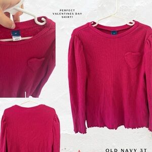 Old Navy Fuchsia Long Sleeve Top